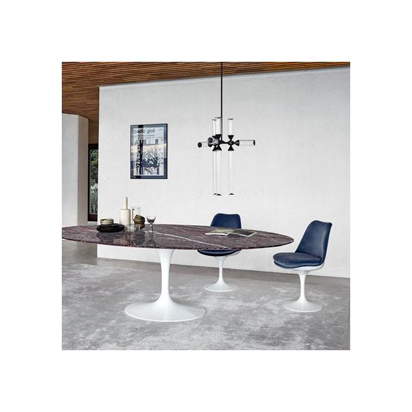 Cadeira Saarinen Sem Braços Estofada Tulipa