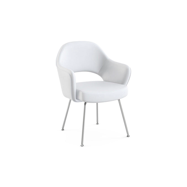 Cadeira de Braço Executive Saarinen com Pernas Tubulares