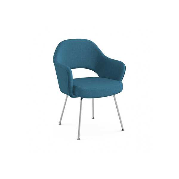 Cadeira de Braço Executive Saarinen com Pernas Tubulares