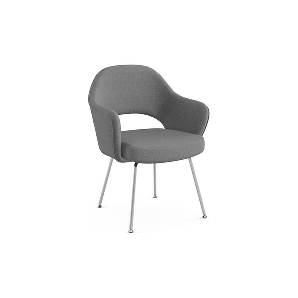 Cadeira de Braço Executive Saarinen com Pernas Tubulares