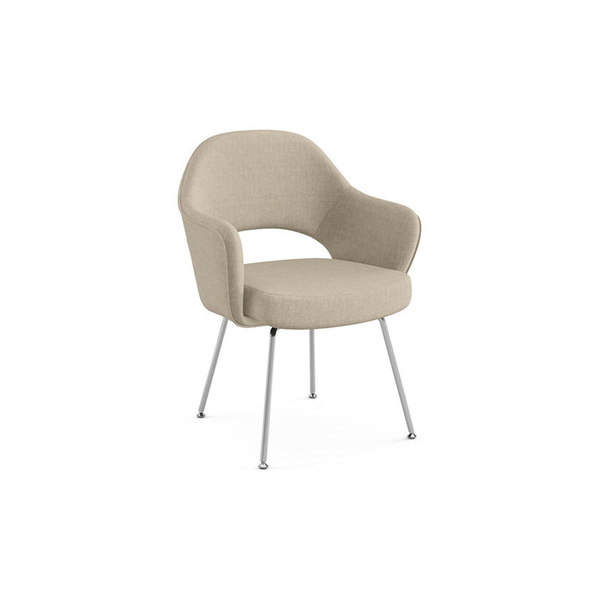 Cadeira de Braço Executive Saarinen com Pernas Tubulares