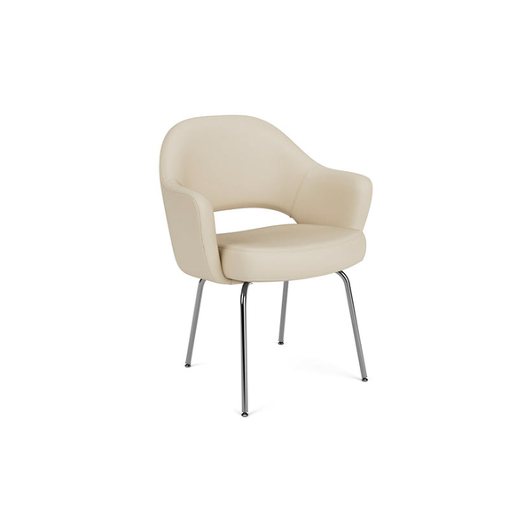 Cadeira de Braço Executive Saarinen com Pernas Tubulares