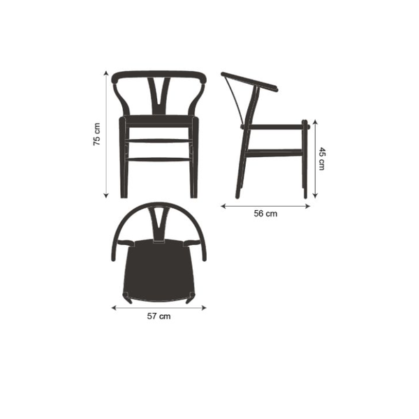 Cadeira Wishbone - Hans Wegner